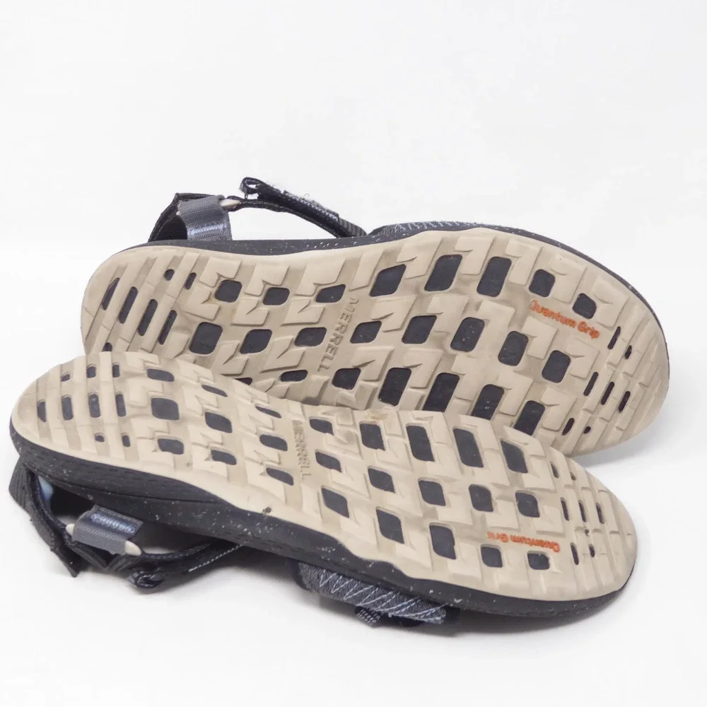 Merrell Womens Bravada Backstrap Sandals Black Strappy Quantum Grip Size 9